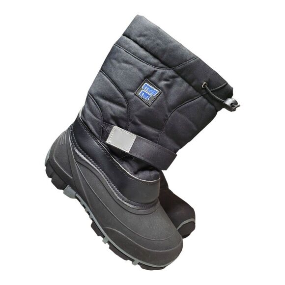 Storm Kidz Youth Unisex Snow Boots-Black Size 6- 0263 - Picture 2 of 9